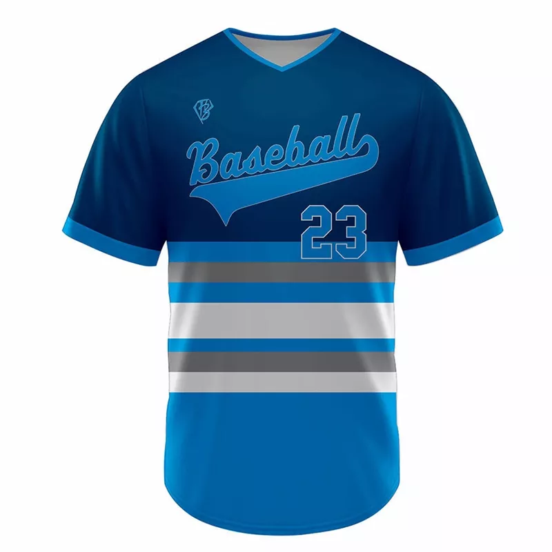 V-nyakú baseball mez